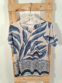 TSHIRT DONNA M/M 7033LEAF 387 Tellini S.r.l. Ingrosso Abbigliamento